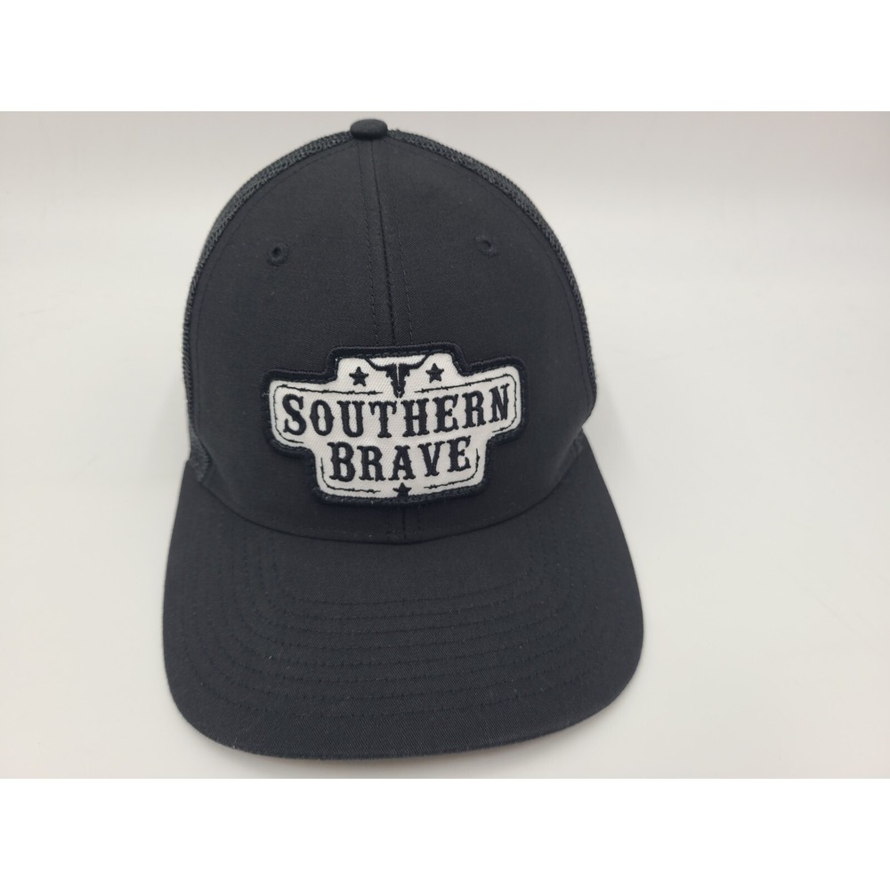 Southern Brave Richardson Mesh Trucker Snapback Hat Cap Country Men Women Black